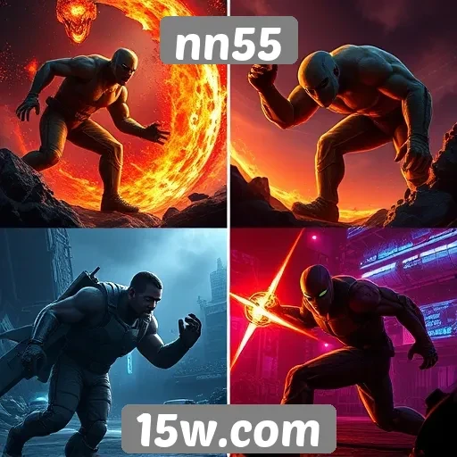 Comparativo de gráficos em jogos oferecidos pelo nn55